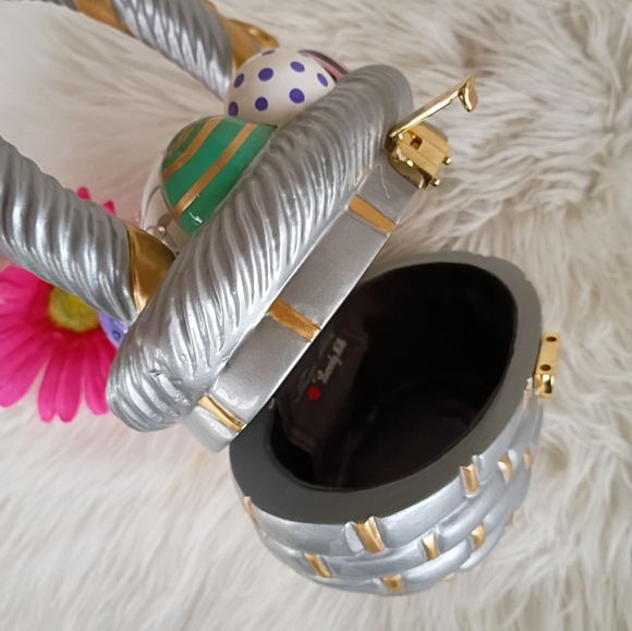 Timmy Woods Wooden Easter Egg Basket - Picture 9 of 10